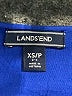 Lands' End 100% Rayon Blue Short Sleeve Blouse Size XS - photo 7