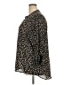 Cure Animal Print Black 3/4 Sleeve Blouse Size 3XL - photo 5