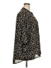Cure Animal Print Black 3/4 Sleeve Blouse Size 3XL - photo 4