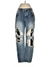 ONETEASPOON 100% Cotton Graphic Blue Jeans Size 28 waist - photo 1