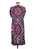 AB Studio Paisley Purple Casual Dress Size M (estimated) - photo 2