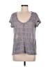 Threads 4 Thought Tweed Gray Short Sleeve Henley Size M - photo 1