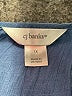 Cj Banks Blue Short Sleeve Blouse Size 1X - photo 7