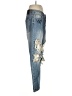 ONETEASPOON 100% Cotton Graphic Blue Jeans Size 28 waist - photo 4