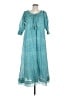 Pomegranate Teal Casual Dress Size M - photo 1