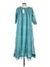 Pomegranate Teal Casual Dress Size M - photo 2