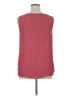 Halogen 100% Polyester Red Sleeveless Blouse Size XL - photo 2