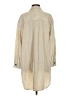 Zara Solid Ivory 3/4 Sleeve Button-Down Shirt Size S - photo 2