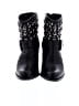 Stuart Weitzman 100% Leather Black Ankle Boots Size 4 1/2 - photo 2