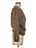 Papermoon 100% Polyester Brown Long Sleeve Blouse Size S - photo 4