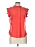 DKNY Orange Sleeveless Blouse Size L - photo 1