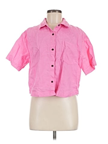 Athleta Short Sleeve Button-Down Shirt (view 1)