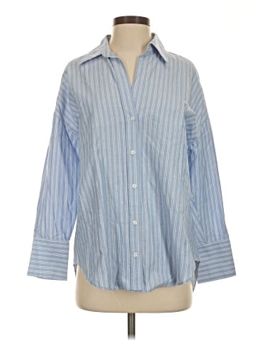Zara Long Sleeve Button-Down Shirt (view 1)