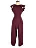 J.Crew 100% Polyester Solid Burgundy Jumpsuit Size 2 (petite) - photo 1