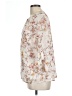 Sara Michelle Floral Ivory 3/4 Sleeve Blouse Size L - photo 5