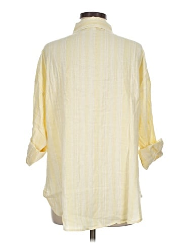 Lou & Grey 3/4 Sleeve Button-Down Shirt (view 2)