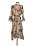 Tacera 100% Polyester Animal Print Tan Cocktail Dress Size S - photo 2