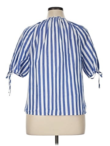 J.Crew Factory Store Short Sleeve Blouse (view 2)