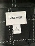 Nine West Plaid Black Blazer Size L - photo 6