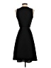 Ann Taylor 100% Polyester Solid Black Cocktail Dress Size 00 - photo 2