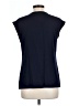 Talbots Blue Short Sleeve Blouse Size L - photo 2
