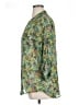 Kut from the Kloth 100% Polyester Floral Green 3/4 Sleeve Blouse Size XL - photo 5