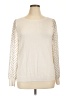 Ann Taylor LOFT Polka Dots Ivory Pullover Sweater Size XL - photo 1