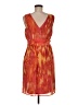 Apt. 9 100% Polyester Tie-dye Orange Cocktail Dress Size 8 - photo 2