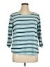 Croft & Barrow Blue 3/4 Sleeve T-Shirt Size XL - photo 1