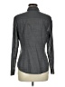 Ann Taylor LOFT Gray Long Sleeve Button-Down Shirt Size M - photo 2