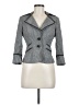 Bebe Chevron-herringbone Gray Blazer Size 6 - photo 1