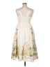 Cider 100% Polyester Floral Ivory Casual Dress Size 0X - photo 2