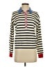 Boden 100% Cotton Stripes Ivory Pullover Sweater Size S - photo 1