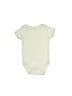 Le Top Solid Ivory Green Short Sleeve Onesie Size 3-6 mo - photo 1