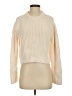 J.Crew 100% Cotton Solid Ivory Turtleneck Sweater Size S - photo 1