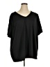 Susan Graver Black Short Sleeve T-Shirt Size XL (estimated) - photo 1