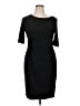Signature Solid Black Cocktail Dress Size 14 - photo 1