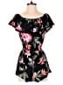 Derek Heart Floral Black Romper Size S - photo 1