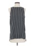 Who What Wear 100% Polyester Gray Sleeveless Blouse Size S - photo 1