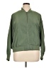 Uniqlo 100% Polyester Solid Green Track Jacket Size XL - photo 1