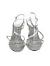 Nine West Metallic Silver Sandals Size 8 - photo 2