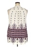 Xhilaration 100% Polyester Ivory Sleeveless Blouse Size XXL - photo 2
