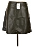 Max Studio 100% Polyurethane Brown Faux Leather Skirt Size L - photo 2