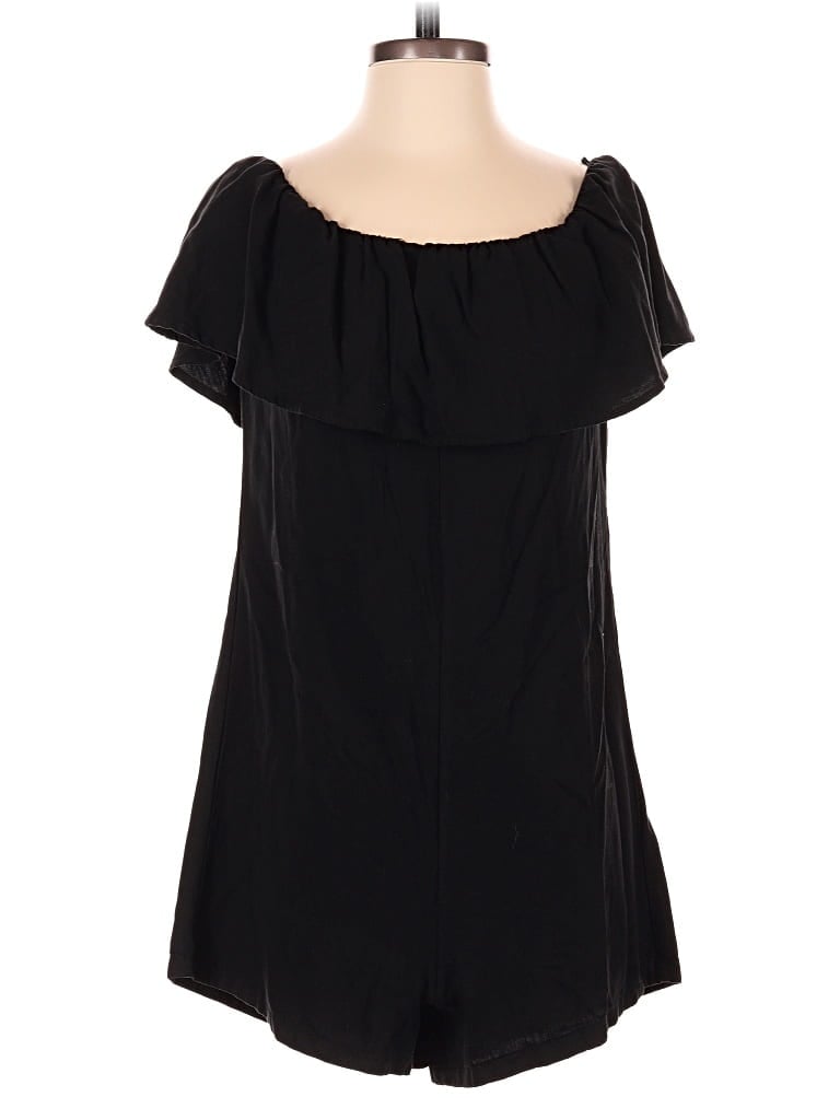 Pre-owned Peruvian Connection Romper In Black