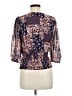 Ember 100% Polyester Blue 3/4 Sleeve Blouse Size M - photo 2