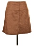 Max Studio Solid Brown Faux Leather Skirt Size L - photo 1