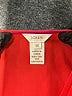 J.Crew 100% Silk Red Long Sleeve Silk Top Size 00 - photo 7