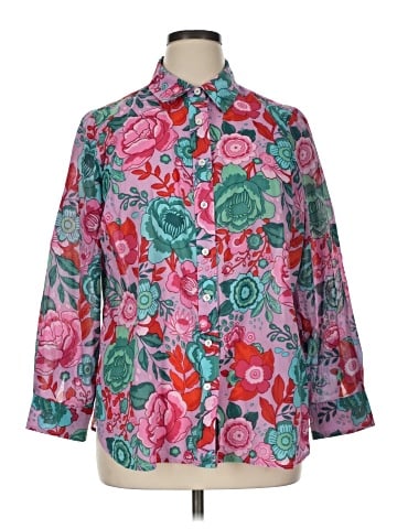 Talbots 3/4 Sleeve Blouse (view 1)