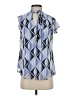 Cato Blue Sleeveless Blouse Size S - photo 1