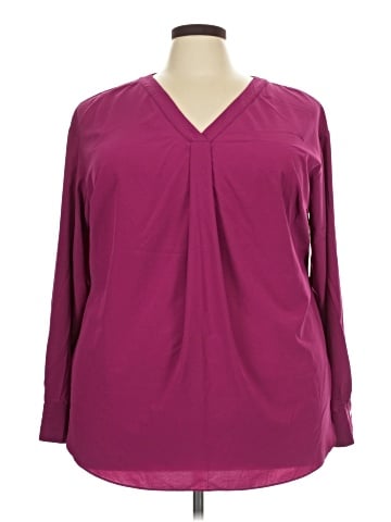 Worthington Long Sleeve Blouse (view 1)